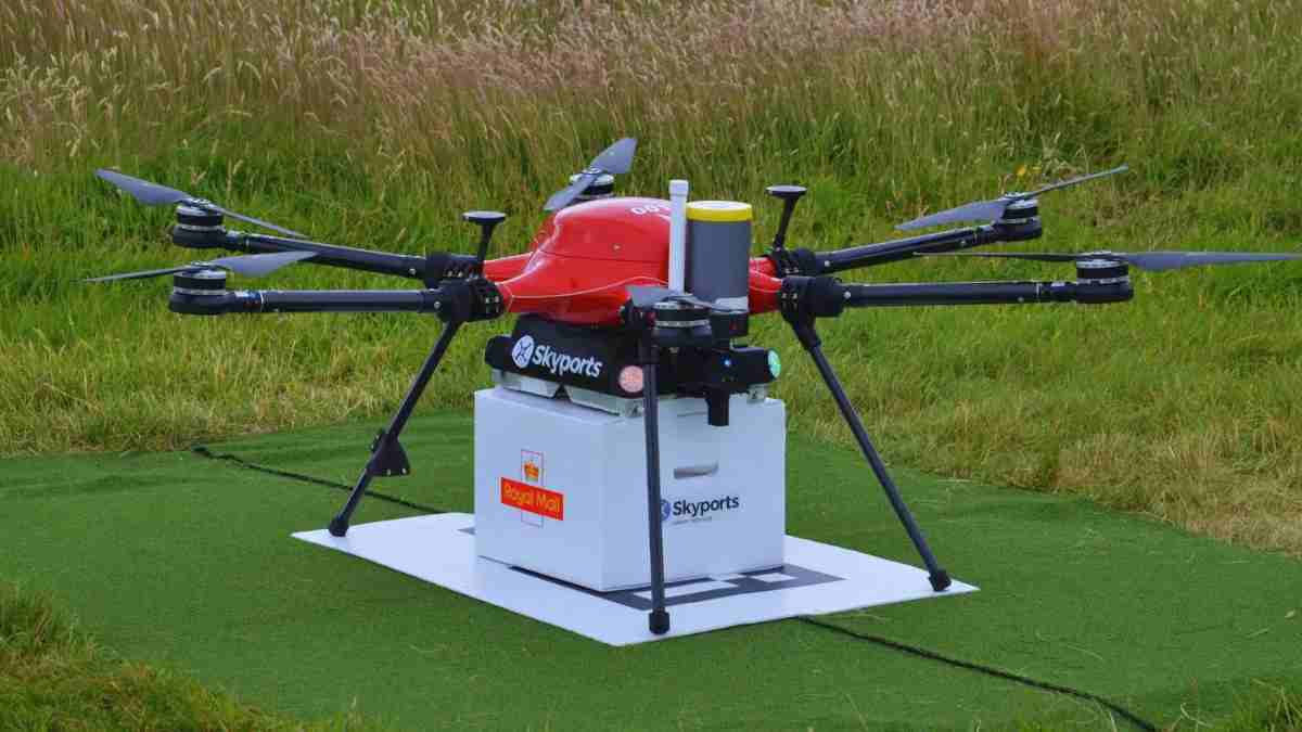 Orkney residents in UK receive their mail via drone
