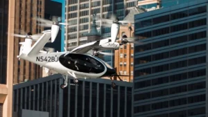 Electric air taxis take flight over New York skies