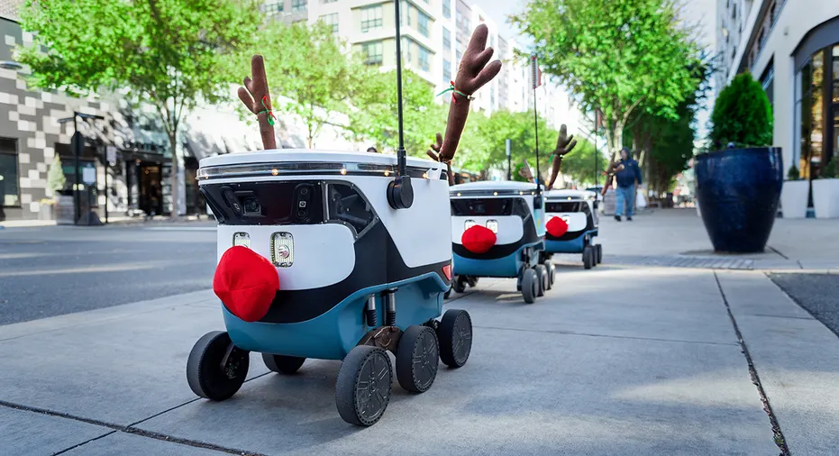 Uber’s winter wonderland: ‘Festive Fleet’ and robot reindeer 