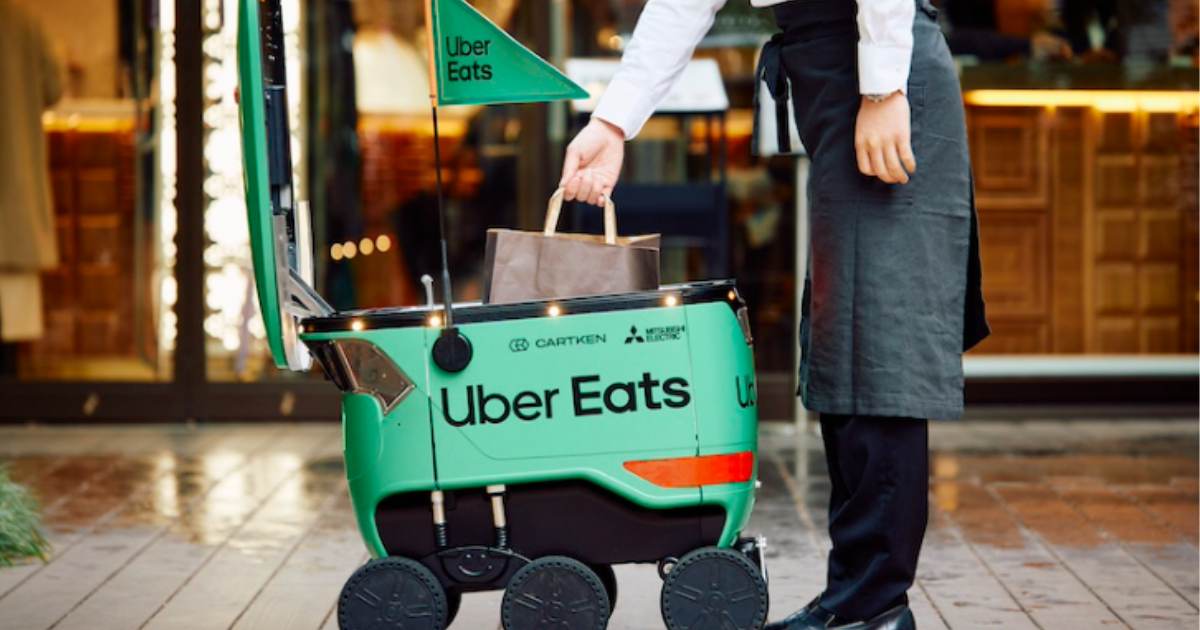 Uber Eats launches food delivery robots in Japan