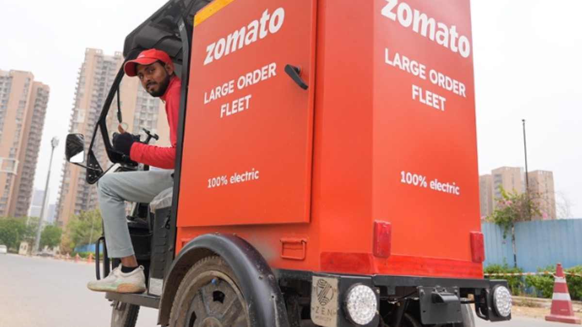 Zomato makes space for larger orders on its electric bikes