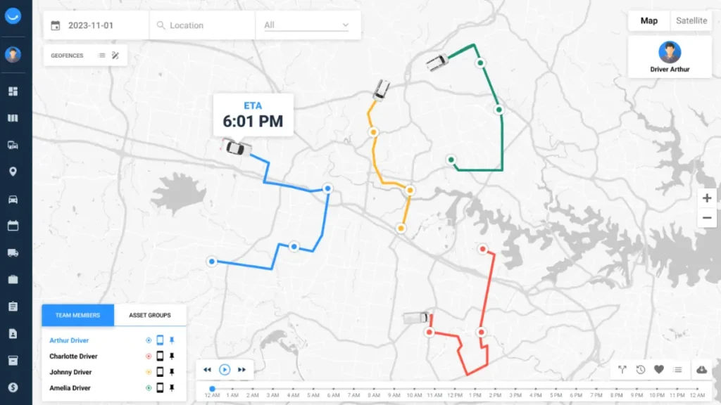 Locate2u fleet management system