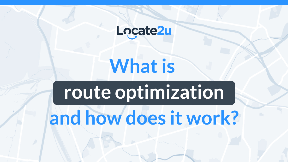 What is route optimization and how does it work?