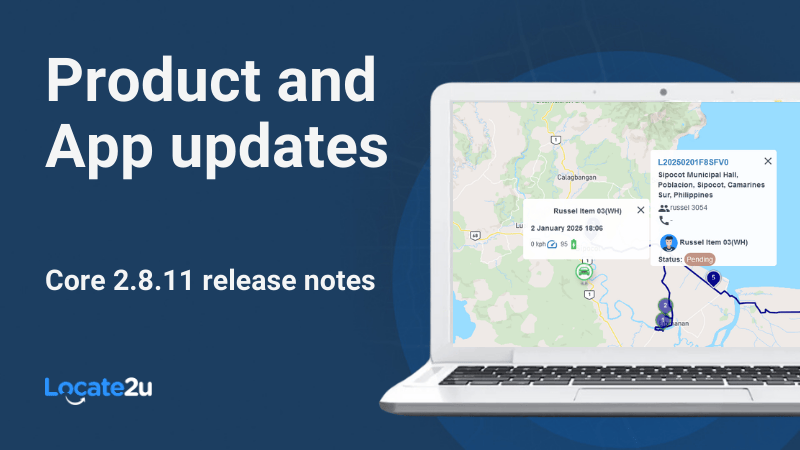 Locate2u product update january core 2.8.11