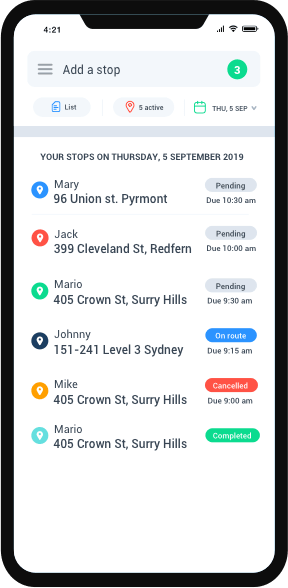 Driver Mobile App