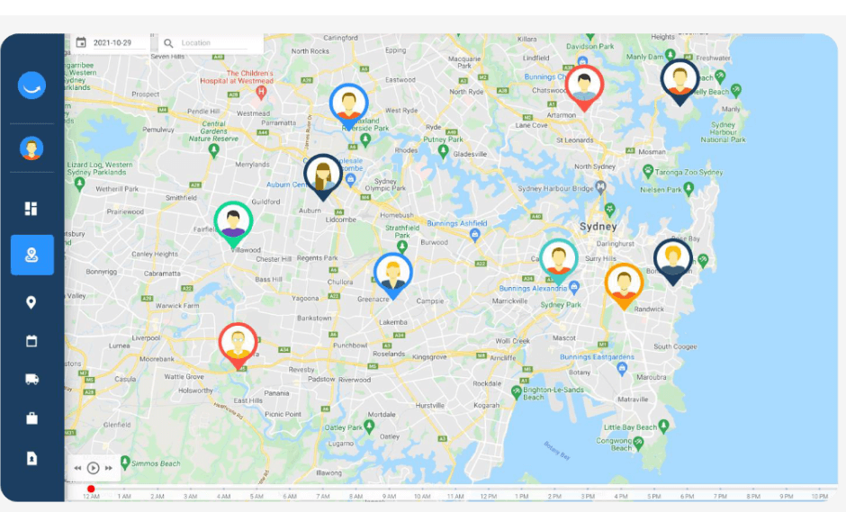 locate2u geofencing delivery software