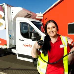 Fully electric delivery van called Sparky has joined Coles fleet 