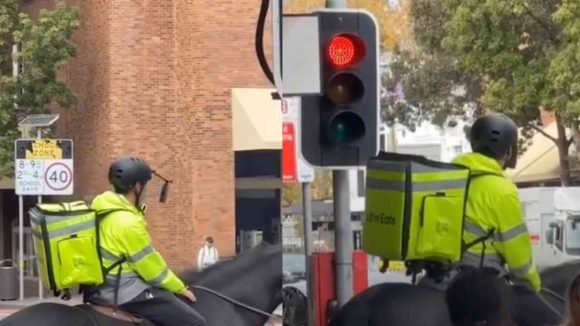 Delivery backlash: Uber Eats bans horseback rider