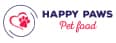 happy paws pet food logo