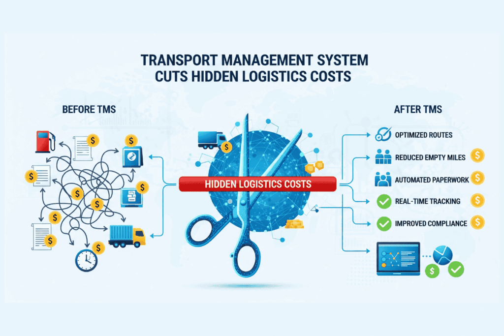 How a Transport Management System Cuts Hidden Logistics Costs