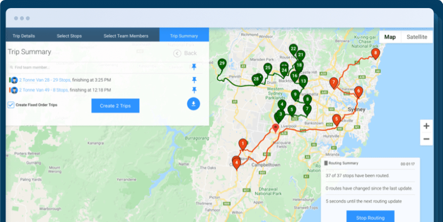 Route Tracking Software