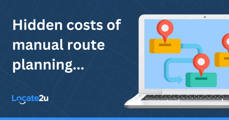 manuel route planning vs route planning app