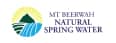 mt berwah natural spring water logo