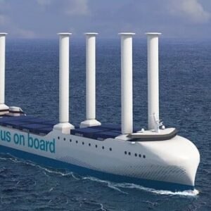 Airbus plans to reduce its carbon footprint by commissioning three ships powered partially by wind energy. 